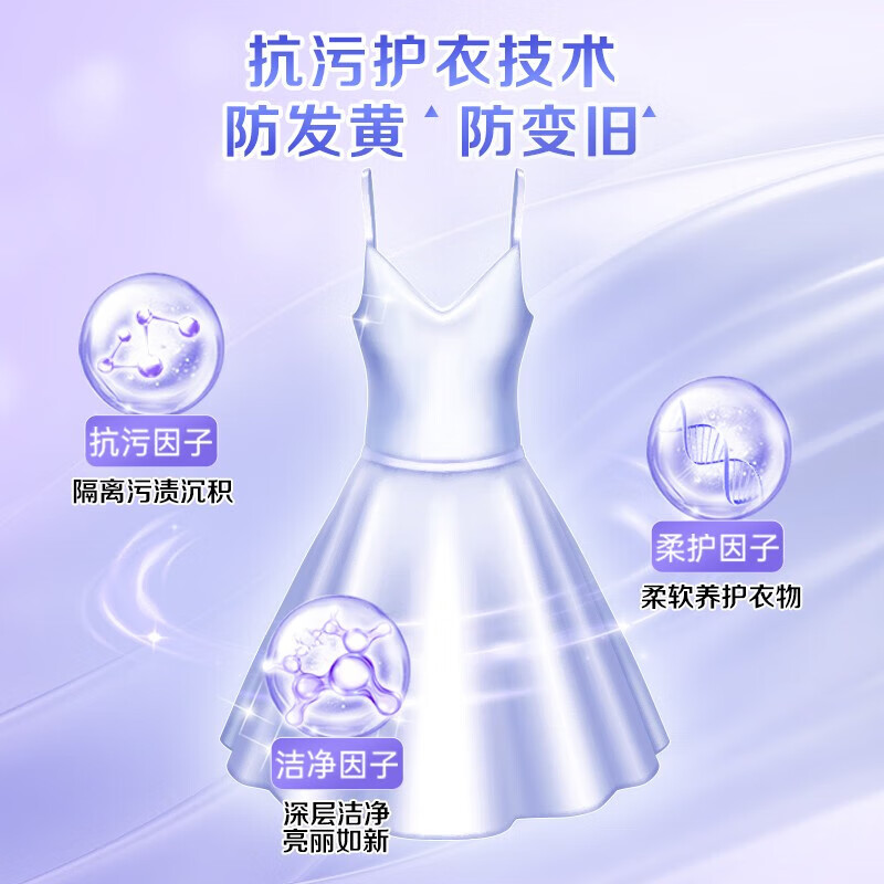 立白大师香氛洗衣液持久留香炫彩柔顺护衣手洗机洗低泡易漂洗家用[薰衣草]2kg大师洗衣液瓶装高清大图