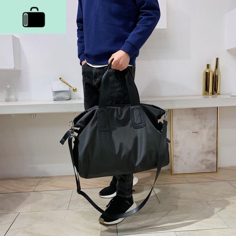 ins网红旅行包女男大容量旅游短途出差登机行李袋手提运动健身包NEW LAKE男士手提包图片