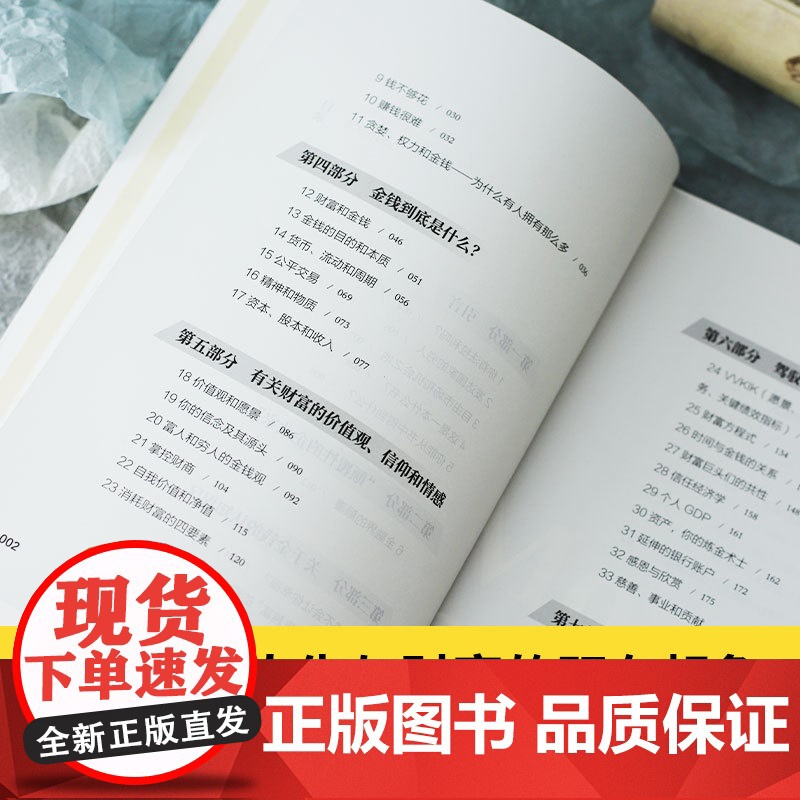 富足的活法 穷人与富人的本质差别在于心态颠覆你对人生与高清大图