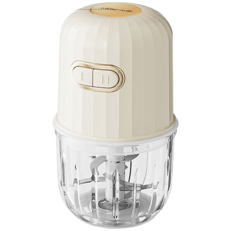 小熊辅食机婴儿辅食机多功能小型迷你研磨料理机单杯辅食机8叶刀头 SJJ-R02R2-S01