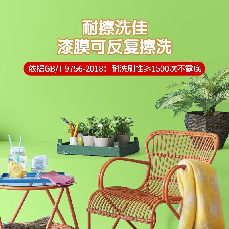 多乐士(Dulux) 家丽安净味乳胶漆内墙 油漆涂料 墙面漆 A991 18L高清大图