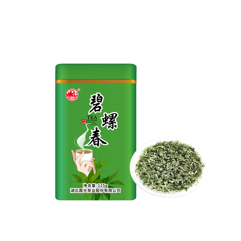 霞光牌 碧螺春125克罐装高清大图