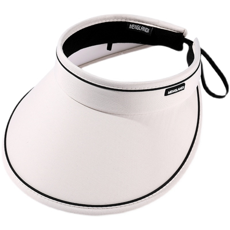 莫方防晒帽女夏季大帽檐遮脸遮阳无顶空顶太阳帽uv户外帽子