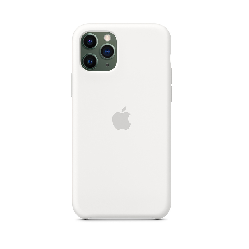 Apple iPhone 11 Pro Max 硅胶套 白高清大图