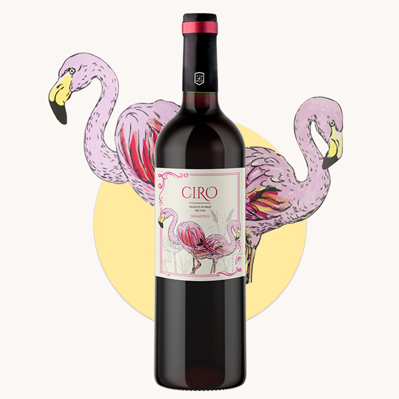 西班牙原瓶进口 达颜自然之声慕合怀特干红葡萄酒750ml*6