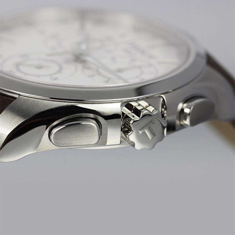全国联保 天梭Tissot 库图系列石英表瑞士手表皮带男表T035.617.16.031.00