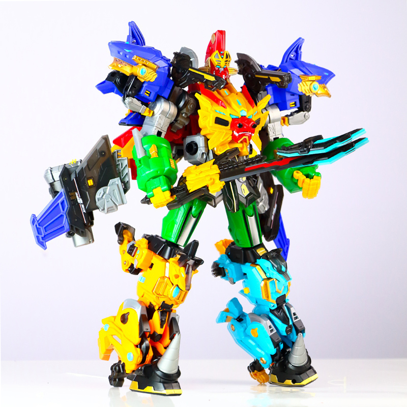 钢铁飞龙3山海神兽录男孩变形玩具恐龙合体金刚2机器人武斗王儿童 经典版-不动巨猩高清大图