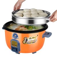 电饭锅大容量食堂时光旧巷商用6升家用45L10-20人老式超大电饭煲1三角米饭 橙色8L煮饭锅8-10人(加厚)