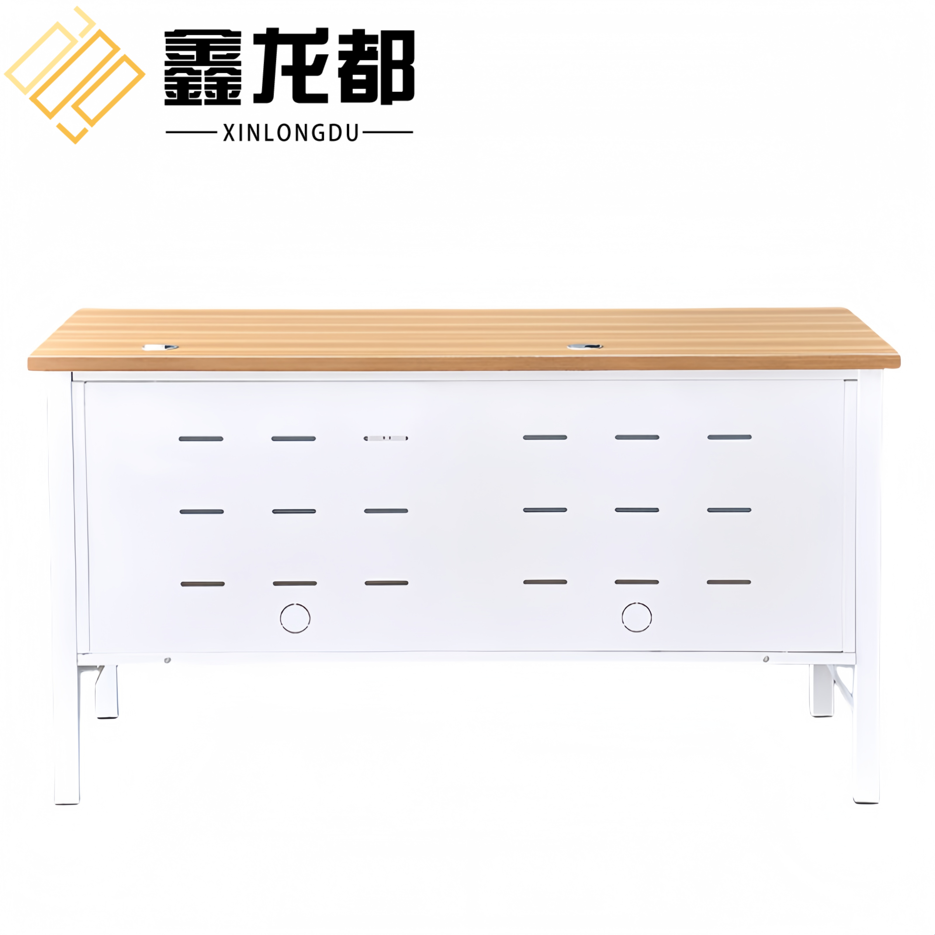 鑫龙都电脑桌1.4m台高清大图