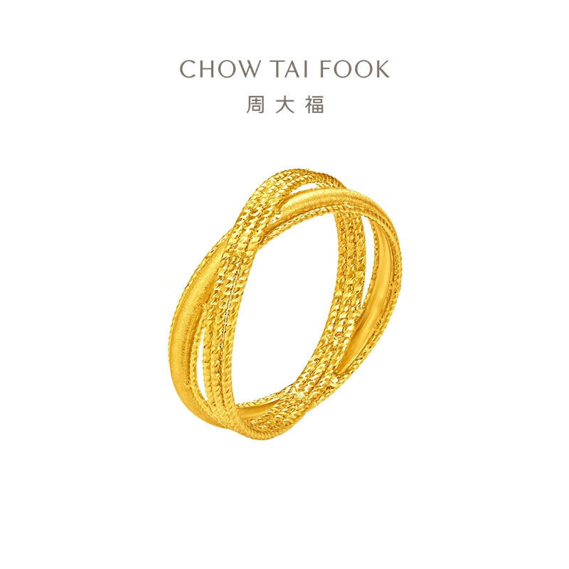 周大福(CHOW TAI FOOK)黄金戒指F234435报价_参数_图片_视频_怎么样_