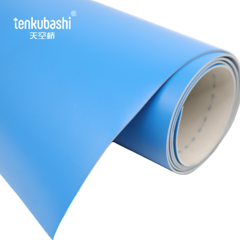天空桥 地板革 蓝色1.6mm 卷高清大图
