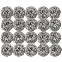 不锈钢大号钢丝清洁球 锅具洗碗厨卫去污金属清洁球 (单位:个)