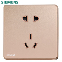 西门子(SIEMENS)开关插座 睿智系列睿致玫瑰金 五孔插座