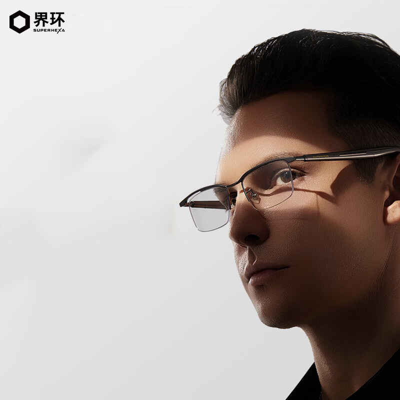 界环 AI智能眼镜特别版 钛眉框款高清大图