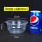 360型360ml碗 50个(无盖) 汤碗凉皮一次性冰粉碗带盖甜品外卖打包盒圆形塑料360碗快餐饭盒