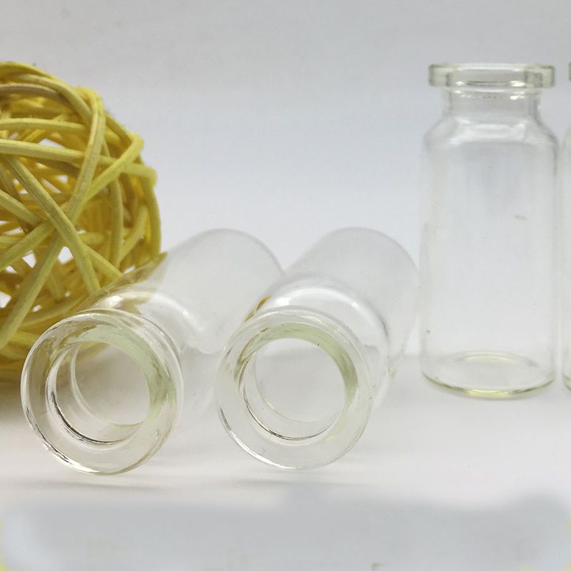 10ml管制西林瓶diy迷你木塞透明小玻璃瓶许愿瓶包装样品瓶空瓶子不带