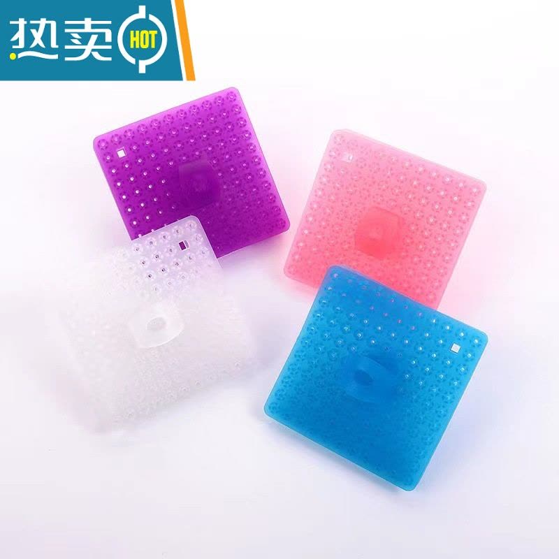 敬平水果蔬菜清洁刷果蔬刷清洗刷水槽砧板缝隙厨房多功能刷子指套软刷 3个装图片