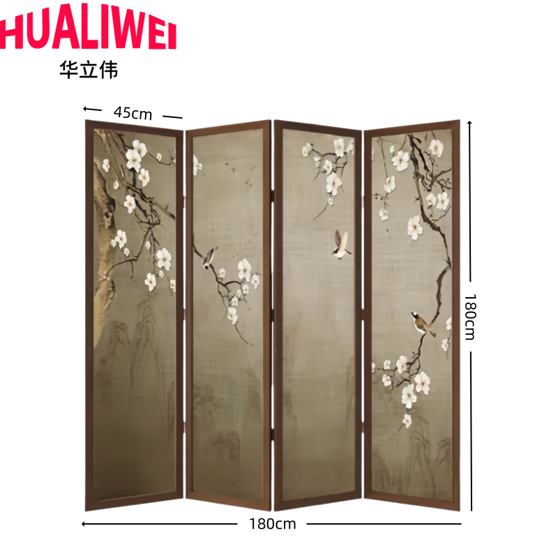 华立伟 屏风四扇组