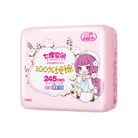 卫生巾七度空间姨妈巾少女系列棉柔表层透气日用超薄245mm*20片