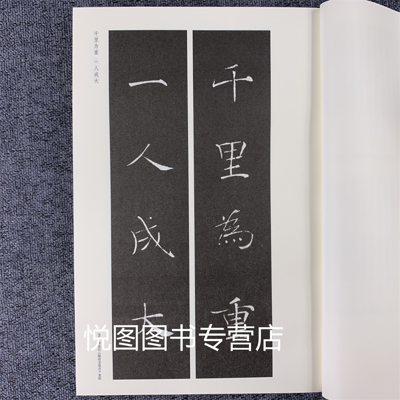 [正版]褚遂良雁塔圣教序集联 荣宝斋书法集字系列丛书 吴震启主编 褚体楷书碑帖 荣宝斋出版高清大图