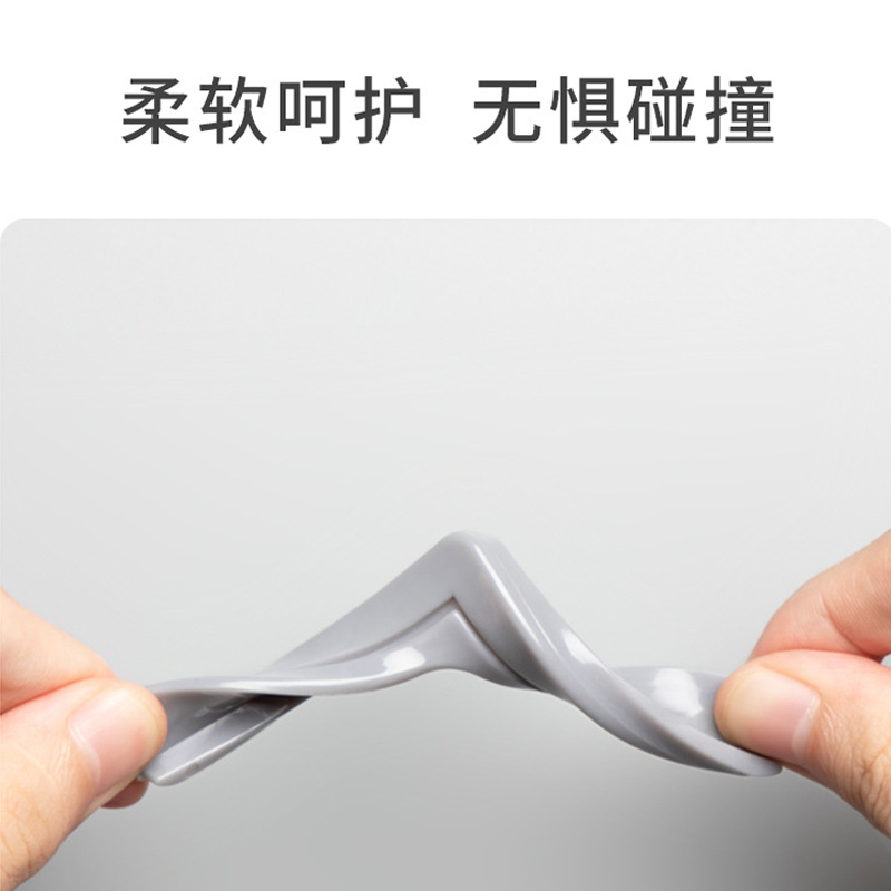 [防撞角小号[窗户角 45*45(透明)]拍一发8]窗户断桥铝防撞角护角防磕碰 儿童窗角防碰头保护直角套A1918苏宁极高清大图