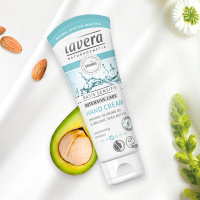 Lavera拉薇有机基础护手霜滋润营养保湿补水软化角质手霜75ml