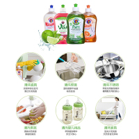 大公鸡头 意大利进口厨房洗洁精果蔬清洁剂浓缩型500ML*1瓶石榴味
