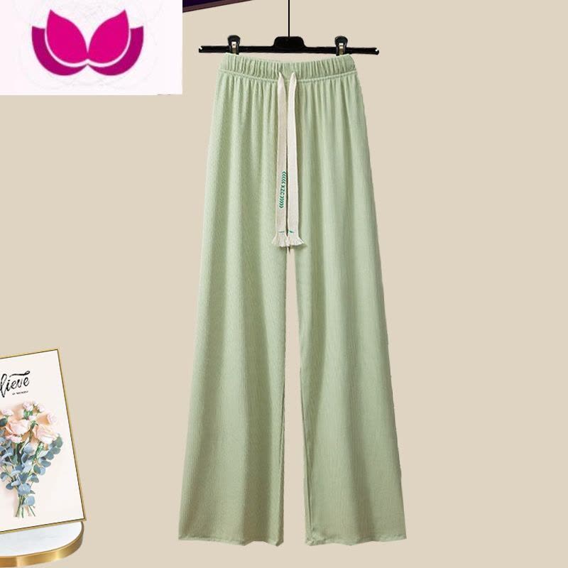 七斓小个子春装搭配一整套衬衫阔腿裤套装女夏季春季甜美轻奢套裤图片