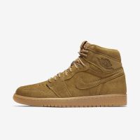 AIR Jordan 1 RETRO HIGH NOUV AJ1 乔丹1中帮篮球鞋 AJ1小麦麂皮大黄靴555088-7