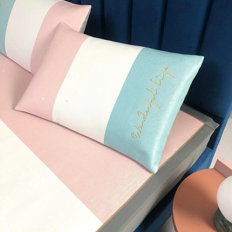 美帮汇高端冰丝凉席三件套1.8m床夏季可水洗折叠空调软席1.5米席子2.0高清大图