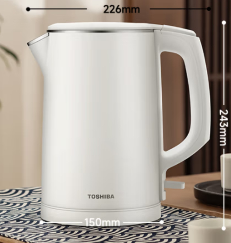 东芝(TOSHIBA)1.5L电水壶 KT-15DHTC高清大图