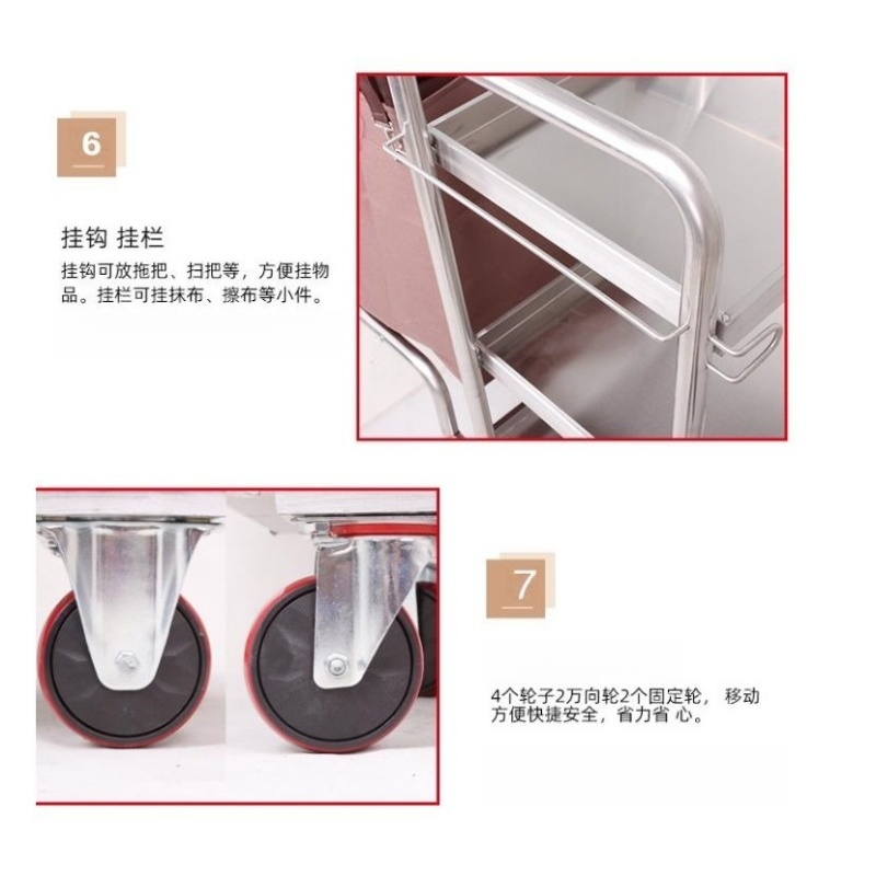 伊洛源 不锈钢布草车高清大图