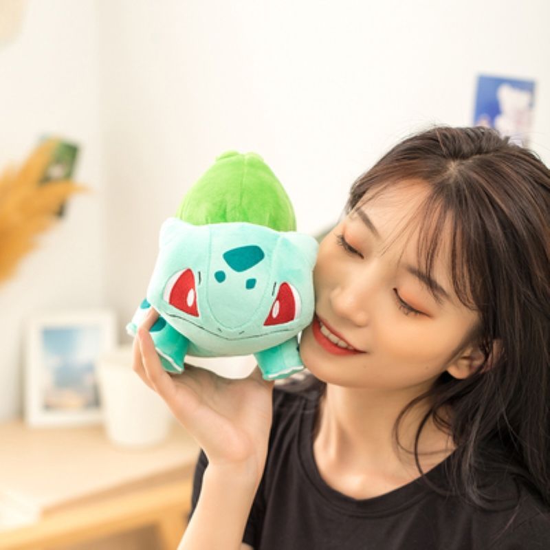 妙蛙种子公仔神奇宝贝玩偶精灵宝可梦毛绒玩具蒜头王八挂件周边 妙蛙种子[正版授权] 10厘米挂件[正版授权+镭射防伪