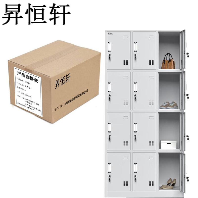 昇恒轩 更衣柜 碗柜 文件柜 12格 SHX-126W 个(普通款)高清大图