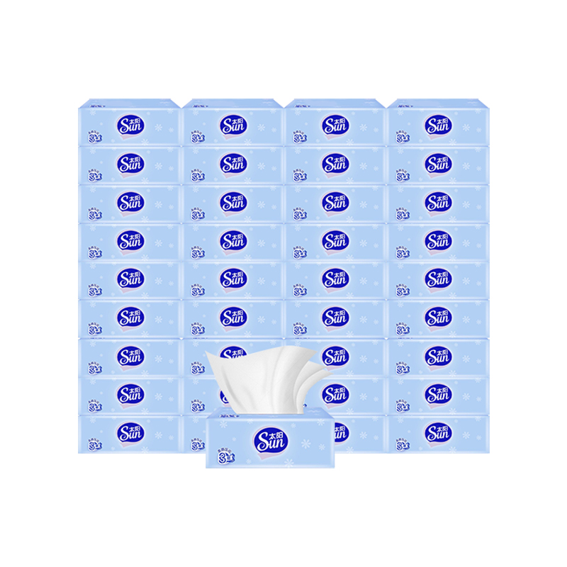 太阳 软抽纸80抽3层*36包*1箱