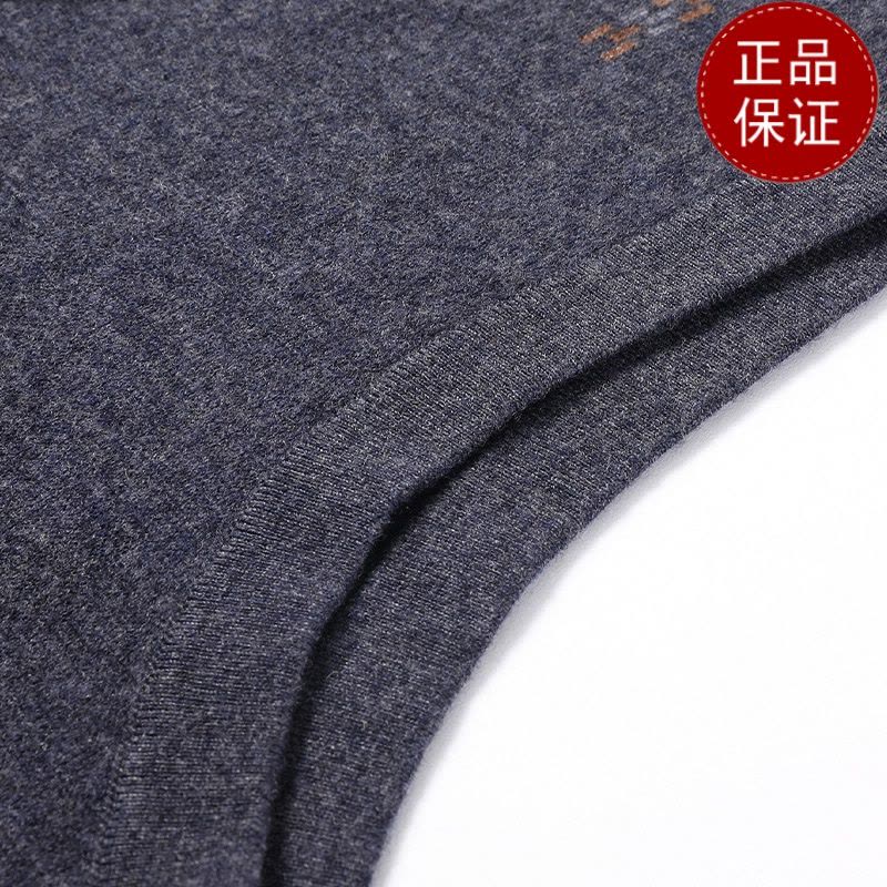 免费退换 男士羊绒背心马甲V领春秋针织打底羊毛衫大码宽松鸡心领无袖毛衣山羊绒不褪色保暖舒适全羊毛新品特价大牌同款图片