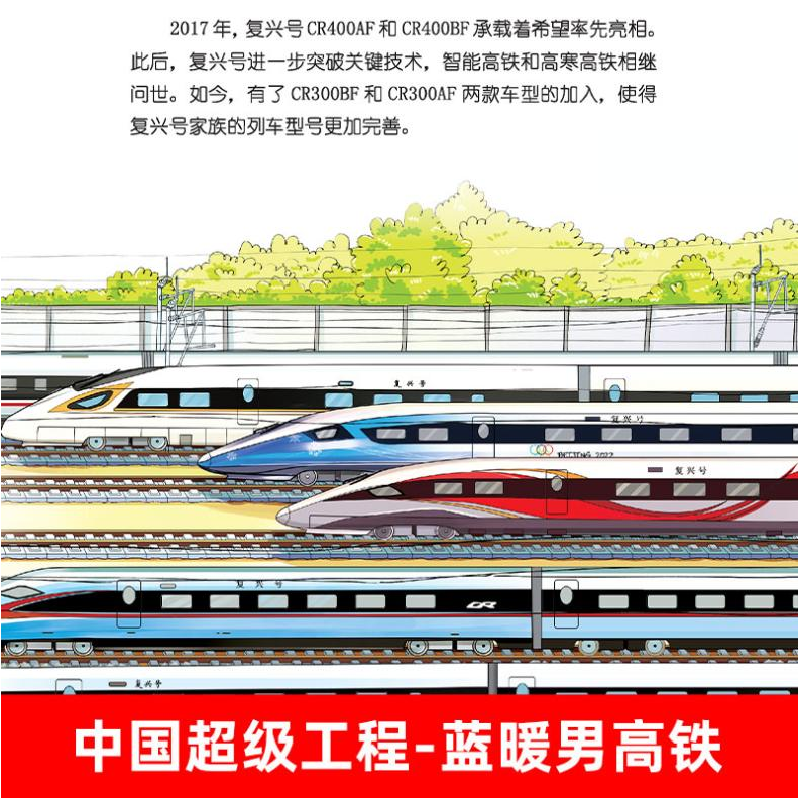 正版新书]中国超级工程蓝色疾风:经济舒适蓝暖男高铁陈馈 著978高清大图