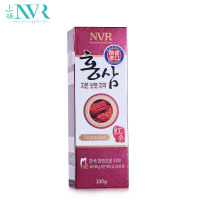 上扬NVR红参牙膏100g 原装进口 清新口气 清洁牙齿 修复牙齿损伤 抗敏感