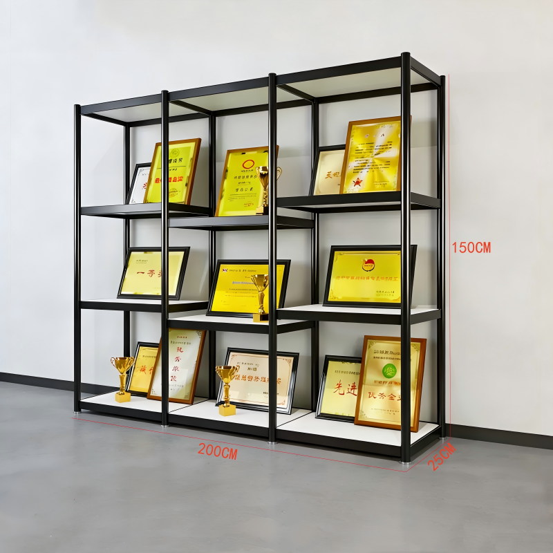 易企采 荣誉展示架25*200*150CM 奖牌奖杯证书手办置物架 单位:组 货期7天高清大图