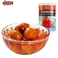 [林家铺子旗舰店]新鲜糖水山楂罐头425g*6罐出口品质即食水果罐头