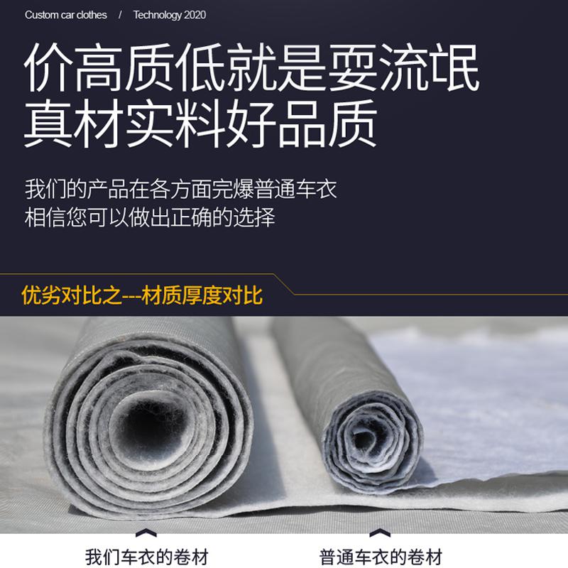 大众途岳车衣车罩专用防晒防雨隔热加厚阻燃防冰雹汽车套四季通用汽车车衣_380高清大图