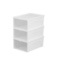 爱丽思透明鞋盒抽屉式鞋盒子日本收纳盒网红球鞋子