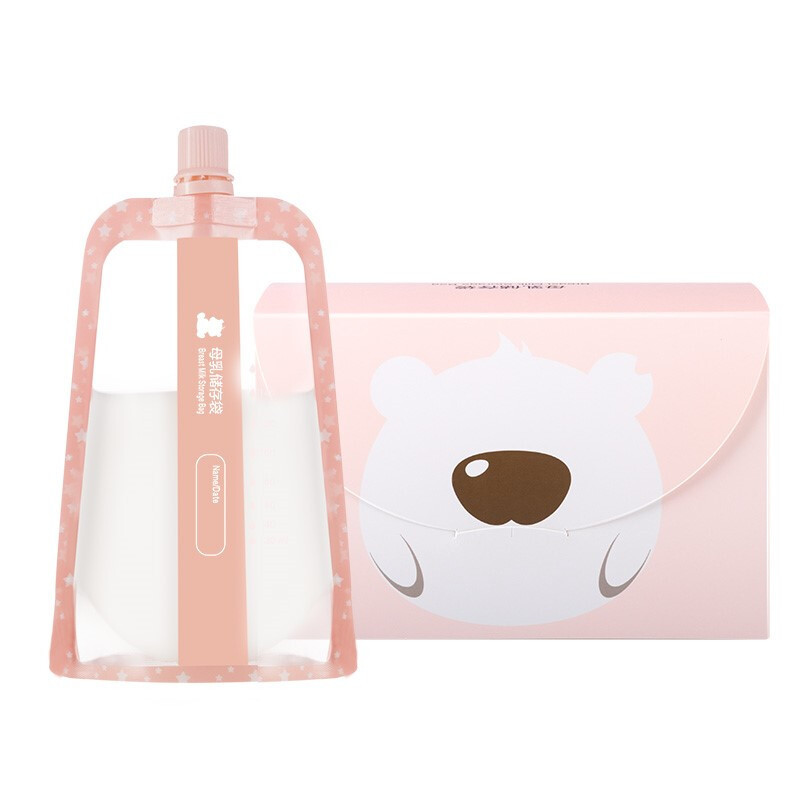 小白熊母乳储存袋/瓶多功能储奶袋/瓶果汁保鲜袋母乳保鲜袋150ml 30pcs09778
