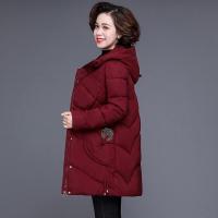 迪鲁奥（DILUAO)喜婆婆妈妈穿的衣服妈妈装2021新款棉衣结婚礼服中老年女装喜婆婆冬季_778 XL 酒红色