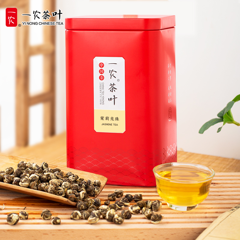 一农茶叶特种茉莉花茶茉莉龙珠150g罐装 特种造型茶花茶花草茶