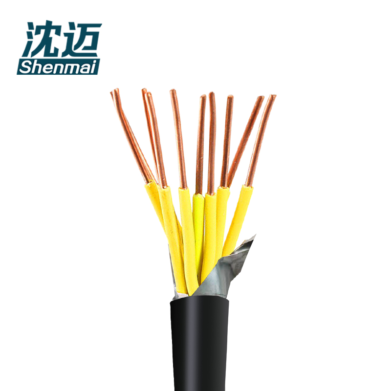 沈迈 铜芯铠装电缆 ZR-KVV22-450/750V-10*2.5平方 1米高清大图