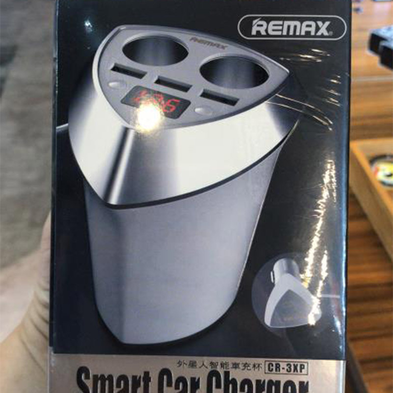 REMAX(REMAX)外星人车载杯 CR-3XP 车充 3USB 颜色随机