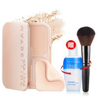 美宝莲（MAYBELLINE）梦幻丝绒蜜盒粉饼定妆粉持久控油遮瑕修容防水干湿两用粉饼提亮肤色白皙 PO1 自然肤色