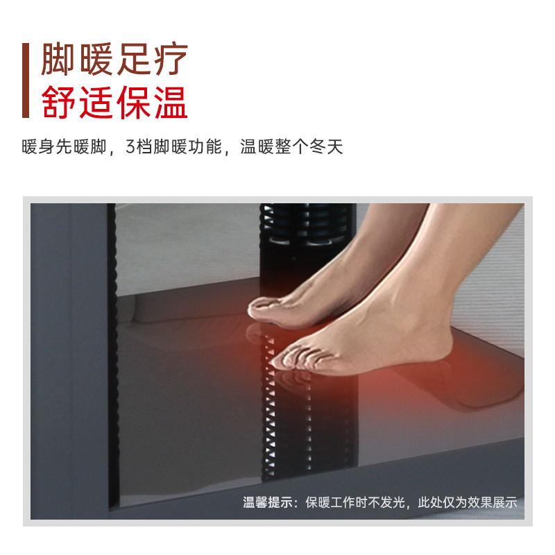 一均牌电暖桌取暖桌电暖炉家用正方形电炉变频省电多功能电烤桌烤火桌子烤火炉双层方桌AX3灰白玉80*80cm