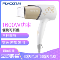 飞科电吹风机FH6259电风吹家用吹风筒罩恒温负离子宠物大功率冷热风可折叠便携式 宿舍家用差旅1600W功率